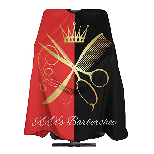 Custom Waterproof Barber Cape Personalized Text Barber Shop Salon Cape for Men Customized Hair Cutting Cape - color: Barber2