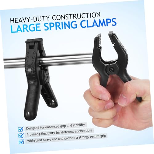 ARTIBETTER 6pcs Background Clip Backdrop Spring Clamps Large Clamp for Backdrop Photo Strong Fixing for Photography Studio