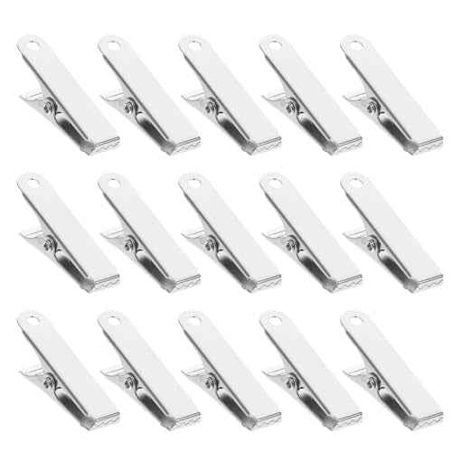 20pcs Metal Alligator Clips, Mini Spring Clamps Spring Clips, Small Alligator Clamps for Wire, Photo, Curtain, Crafts, DIY Decoration Photo