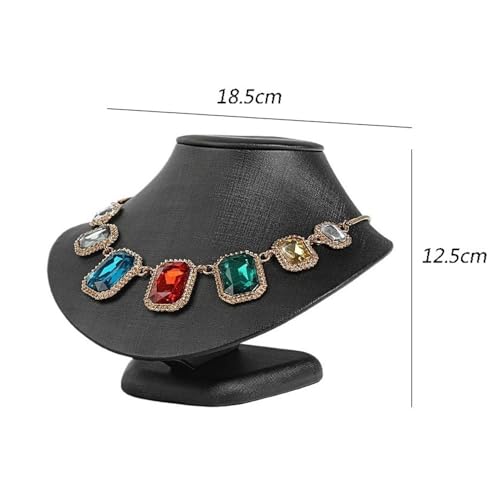 Jewelry Display for Selling Fashion Display Rack Light Luxury Jewelry Display Props High-grade Jewelry Counter Jewelry Display Rack Neck Stand Jewelry organizer stand - color: White, size: Small