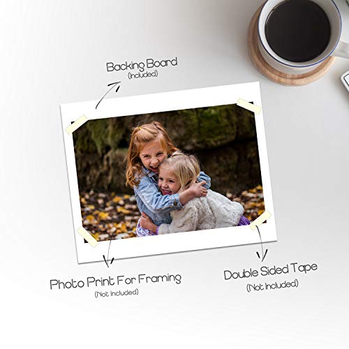 Golden State Art, 8x10 Backing Board Only, 4-Ply Thick 50 Single Backer Boards for Frame, Photo, Print - color: 50 Pack, size: 8x10