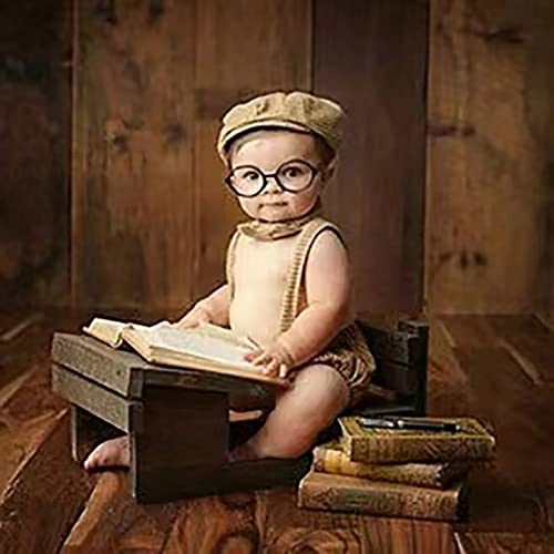 SHARELY SHEEP Newborn Photography Props Baby Boy Girl Photo Shoot Fake Glasses Halloween Santa Cosplay Props Baby Gift - size: Large, style: Gold B