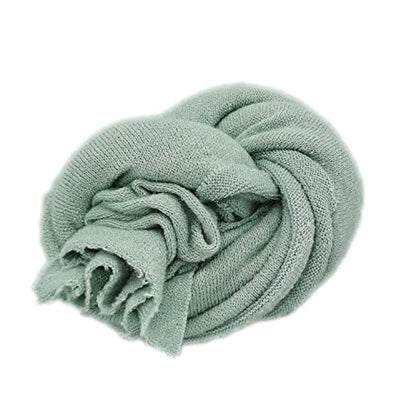 Zeroest Newborn Photography Wrap - Newborn Photoshoot Props - Boys & Girls Posing Stretch Knit Blanket (Light Green, Small) - color: Light Green