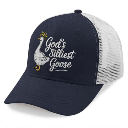INVULNERABLE Funny Trucker Hat Embroidered Hat Baseball Cap Hats Men Funny Hats Women - color: Goose#1