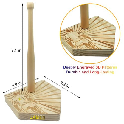Baseball Ring Holder Championship Ring Display Case Sports Softball Ring Holder Display Stand Baseball Gifts for Men - Player Pattern - color: Baseball Player