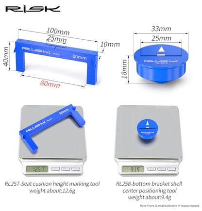 Bicycle Bike Seat Cushion Height Measuring Tool Fitting Measurement Gauge