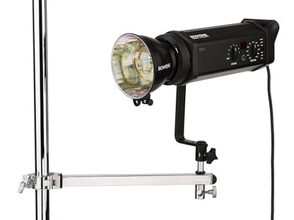 Kupo Sidearm with Baby Pin and Receiver, Heavy Duty Offset Mount for 1.25"–1.5" Tubes in Professional Lighting and Grip Rigging Applications, Silver (KG809012) - style: Sidearm with Baby Pin/Receiver