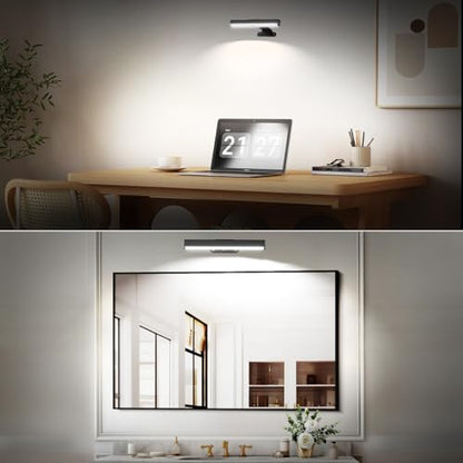 6Pack Wireless Picture Light for Wall Battery Operated Wall Sconces with Remote 3 Lighting LED Painting Light Timer&Dimmable Art Display Lights for Picture Gallery Posters Living Room Home Decor - size: 6Pack Black