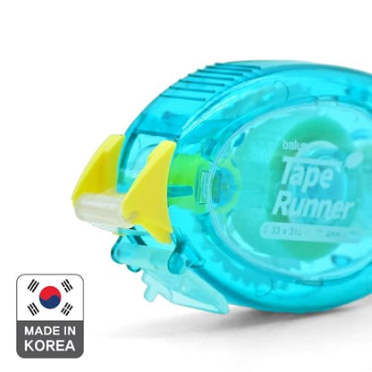 TAPE RUNNER Double Sided Dot 0.33" x 315" (Total 1,260") – 4 Pack Permanent Adhesive for Scrapbooking, Journaling, Card Making & Crafts – Photo Safe, Mess-Free, Made in Korea