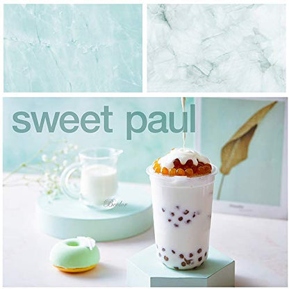 Flat Lay Backdrops Marble Photography Backgrounds Paper 3 Pack Kit 22x34Inch/ 56x86cm Double Sided Photo Props Rolls for Food Product Jewelry Tabletop Blog Pictures, 6 Pattern…