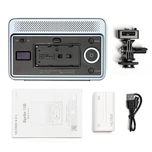 VILTROX 18W 2800K-6800K CRI 95+ On Camera LED Panel Video Light, 1800LUM Smartphone Control LED Key Light, Dimmable Photography Fill-in Lamp 10 Lighting Effects for Photography YouTube Tiktok - size: 18W CCT & Bluetooth