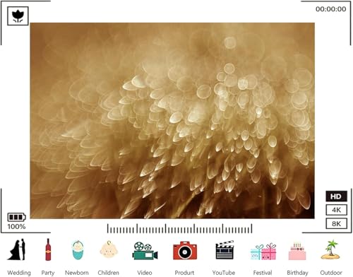 Trykid 10x7ft Golden Bokeh Backdrop Warm Tone Feathery Light Scene Photography Background Cozy Evening Decoration Tapestry Photo Booth Prop Fabric - size: 10x7ft