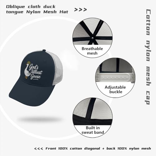 INVULNERABLE Funny Trucker Hat Embroidered Hat Baseball Cap Hats Men Funny Hats Women - color: Goose#1