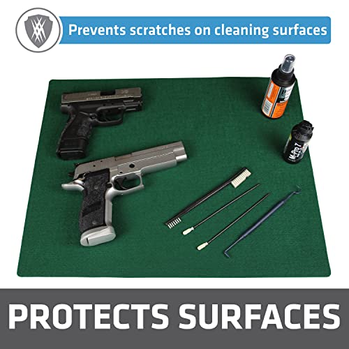 Drymate Gun Cleaning Pad, Premium Gun Cleaning Mat, Absorbent, Waterproof, Durable, Protects Surfaces, Contains Liquids (Made in the USA) - style: Green - (16" x 20")