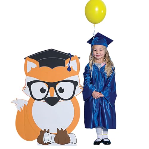 Smart Fox Standup Kit, Graduation Decorations, KGD16Z-M - color: Fox Standee Prop Kit