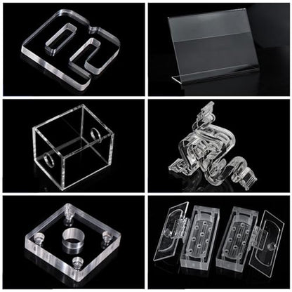 Transparent Acrylic Cubes, 70×70Mm Acrylic Block for Display Product Photography Props Cosmetic Crafts Show,70×70×60mm - size: 70×70×60mm