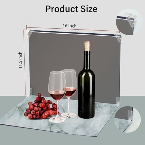 Photo Backdrop Board 7pcs 14patterns Small Product Food Photography Double-Sided Table Top Backdrop Kit Flat Lay Props for Jewelry and Cosmetics(16X11.5 Inch) - color: Light Color