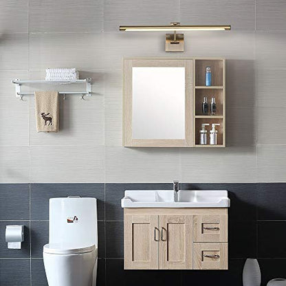 Joosenhouse Modern LED Picture Lights 24.4 inch, Antique Bronze Metal Artwork Display Lamp with Rotatable Sconces Lamp Head, 14W (70W Eqv.), Hardwired Connection, 3000K Warm White 840Lm… - color: Antique Bronze, size: Non-Dimmable 24.4" Long