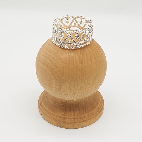 Zeroest Newborn Photography Crown Headband - Baby Princess Tiara for Infant Photo Shoots, Birthday Party -Rhinestone Prop - color: Silver 2#