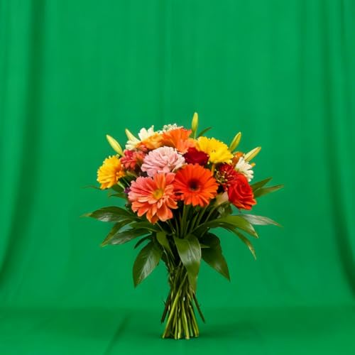 Green Screen Backdrop 6x9ft Photo Backdrop Chromakey Muslin Portrait Green Backdrop for PS Keying/Video Creation/Studio Portrait Shoots - color: Green, size: 6x9ft