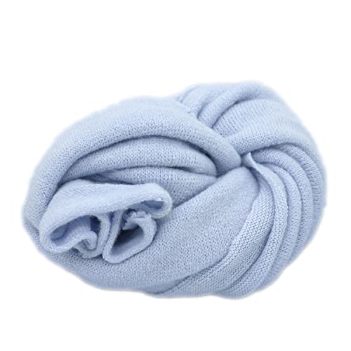 Zeroest Newborn Photography Wrap - Newborn Photoshoot Props - Boys & Girls Posing Stretch Knit Blanket (Light Blue, Small) - color: Light Blue