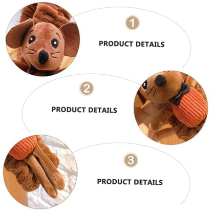 Abaodam Lovely Cartoon Animal Hairband for Women, Washing Face Makeup Headband Mouse Design, Soft Skincare Hairband Props for Birthday Photography and Daily Use
