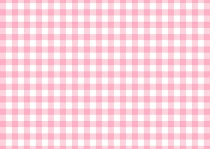 20x10ft Fabric Pink and White Checked Backdrop Pastel Pink Gingham Pattern Background Plaid Texture Backdrop for Birthday Party Decorations Wedding Baby Shower Photo Studio Props - size: 20x10FT