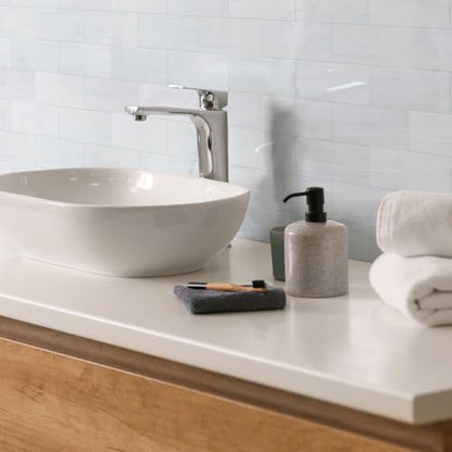 20 Sheets Glossy Dolomite PVC Subway Tiles Peel and Stick Backsplash,12''Heat Resistant Stick on Tiles for Kitchen,Waterproof Peel and Stick Wall Tiles for Bathrrom - color: Glossy Dolomite White