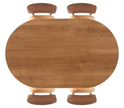 Wood Texture Background Oval Tablecloth Fitted Elastic Edge with Waterproof Wipeable Table Cover Party and Conference Room Usage, Fits 42"x60" Oval Tables, Style127 - color: Wood Texture -12, size: 42" x 60" (Oval)