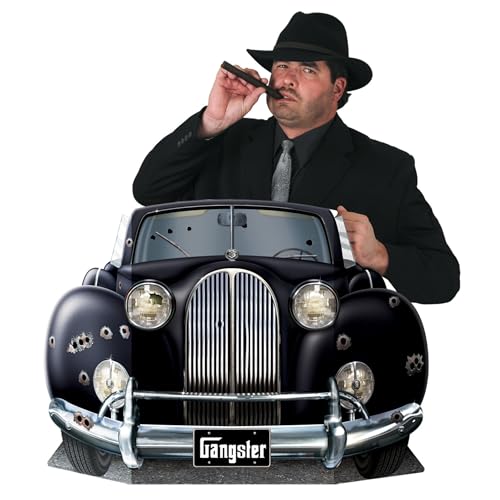 Gangster Car Photo Prop Party Accessory (1 count) (1/Pkg)