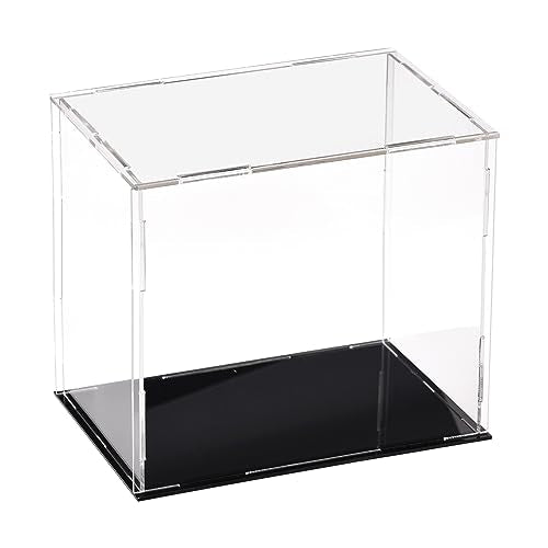 uxcell Acrylic Clear Display Case Box Dustproof Protection Showcase Cube Collectibles Show Box 5.9x3.9x5.9inch - size: 5.9x3.9x5.9 inch