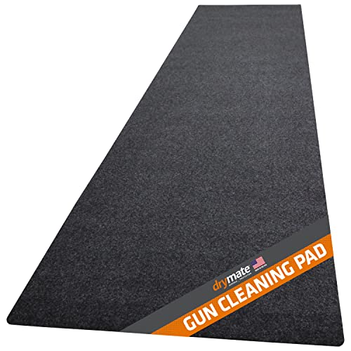 Drymate Gun Cleaning Pad, Premium Gun Cleaning Mat, Absorbent, Waterproof, Durable, Protects Surfaces, Contains Liquids (Made in the USA) - style: Charcoal - (16" x 59")