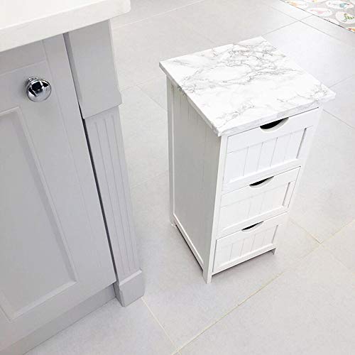 practicalWs Marble Paper Granite Gray/White Roll Kitchen Countertop Cabinet Furniture is Renovated Thick PVC Easy to Remove Without Leaving Glue Upgrade 17.71" x 196.8" - color: Gray/White, size: 17.7" x 196.8"