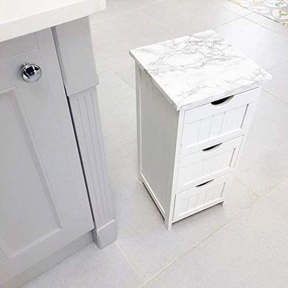 practicalWs Marble Paper Granite Gray/White Roll Kitchen Countertop Cabinet Furniture is Renovated Thick PVC Easy to Remove Without Leaving Glue Upgrade 17.71" x 196.8" - color: Gray/White, size: 17.7" x 196.8"