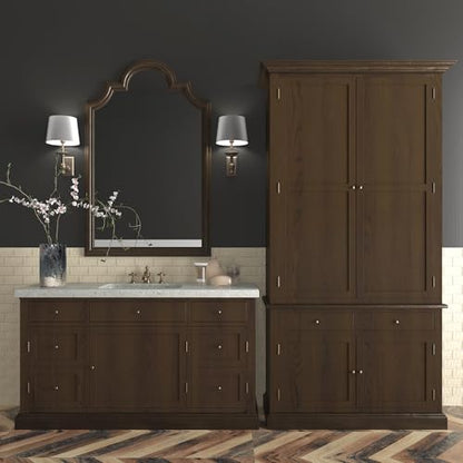 15.7"x354" Thickened Wood Contact Paper Peel and Stick Waterproof Self Adhesive Wallpaper Brown Textured Wallpaper Wood Grain Contact Paper Desk Countertop Vinyl Wrap for Cabinet Table Drawer Shelf RV - color: Dark Brown, size: 15.7" x 354"