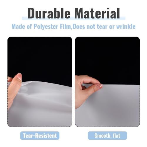 Barydat 12 Pcs Diffusion Film Filter Sheet 16x20'' Lighting Diffuser Sheet Led Light Diffuser Tape Lighting Gel Diffuser Roll Photography Video for Led Flash Strobe Light Photo Studio Product Portrait