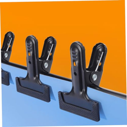 VILLCASE 4pcs Heavy Duty Photography Backdrop Clips Backdrop Cloth Clamps for Secure Fixing Versatile and Easy to Install for Various Backgrounds Photography Studios