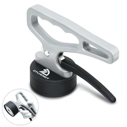 DTLHCNCT Strong Magnetic Pickup Tool with Quick Release Handle,Portable Lifting Magnet for Welding Positioning,Laser Cutting,Material Collection Ergonomic Design for Iron Plates, Steel & Metal Objects