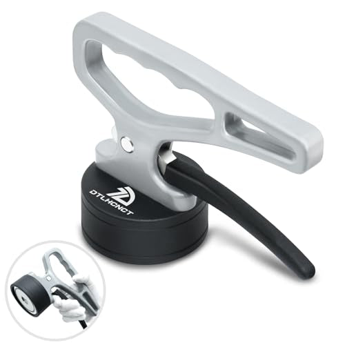 DTLHCNCT Strong Magnetic Pickup Tool with Quick Release Handle,Portable Lifting Magnet for Welding Positioning,Laser Cutting,Material Collection Ergonomic Design for Iron Plates, Steel & Metal Objects