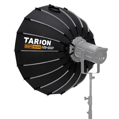 TARION Quick Release Parabolic Softbox - Bowens Mount Softbox with Diffusers/Honeycomb Grid/Carrying Bag for Live Streaming, Photography, Videography (Parabolic 35.4"/90cm) - style: Parabolic 35.4"/90cm