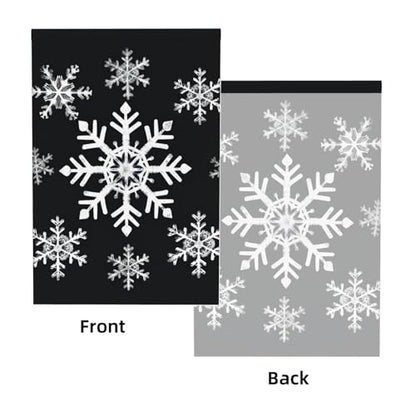 White Snowflake Backdrop Background for Photography 5x7ft Photobooth Professional Photo Backdrop Curtains Video Photography Studio Photo Backgrounds Banner Booth Background Screen Parties - color: White Snowflake