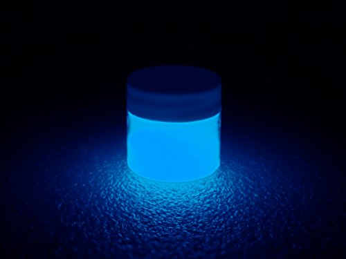 Super Phos Glow in the Dark Powder Pigment - Neutral Colors - .5 Ounce (15g) (Neutral Blue) - color: Neutral Blue
