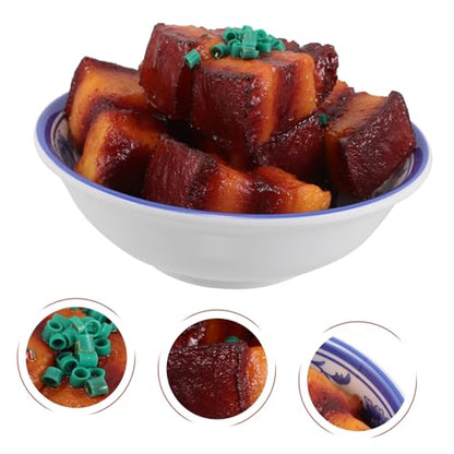 YARNOW Fake Braised Pork Belly 5.11 Inch Realistic Simulated Food Model for Photography Props Restaurant Display and Kitchen Decor