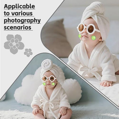 6 Pieces Newborn Photography Props 0-4 Months Photo Props - color: White