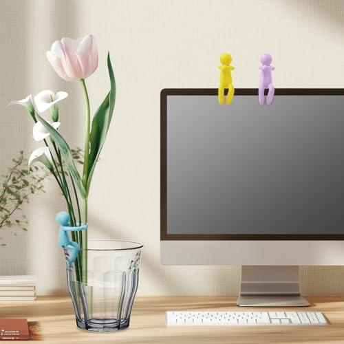 BlissfulTime Plant Propagation Buddy, 6pcs Propagating Holders, Plant Cutting Holder Plant Support for Sprouts, Propagation Buddy for Indoor Gardens or for Stems, Shoots and Cuttings - color: Purple-6pcs