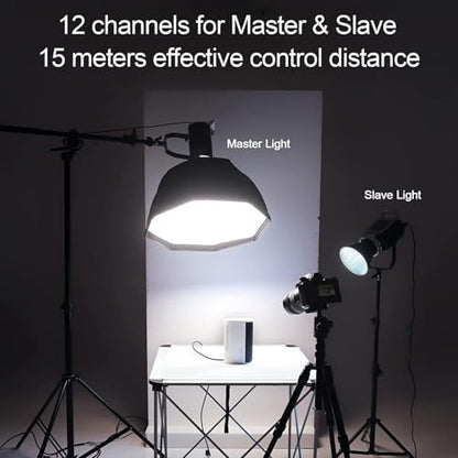 GVM 200W LED Video Light with Lantern Softbox, SD200D Photography Studio Lighting Kit with Bluetooth/DMX Control, 93000lux@0.5m 3200K-5600K Bi-Color Continuous Output Lighting for YouTube (SD200D) - size: Sd200d