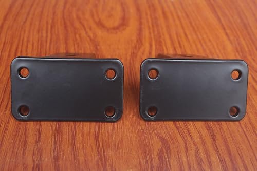 6 Pack - 3 inch Black Hidden L Shelf Bracket (1/5 Inch Thicked) Iron Floating Shelf Brackets Rustic Industrial Metal Brackets for Shelf Support - size: 3 Inch, style: Black 6 Pack