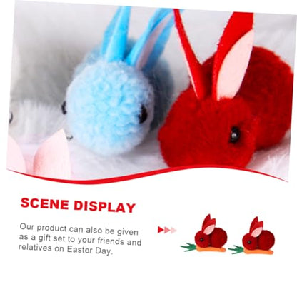 2pcs Plush Hair Clips Carrot Design for Boy Girl Cute Cartoon Hair Accessories for Girls for Easter Celebrations and Party Photo Props