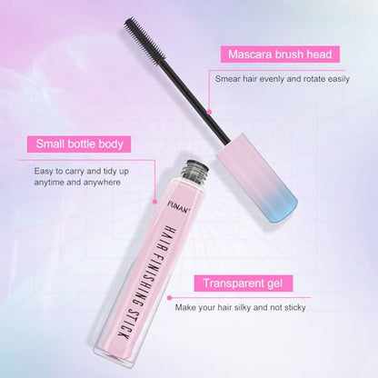 FUNAN Hair Finishing Stick 3 Pack, Flyaway Feel Stick Hair, Small Broken Hairs Finishing Cream, Non-Greasy and Non-Sticky - size: 15 Fl Oz (Pack of 3)