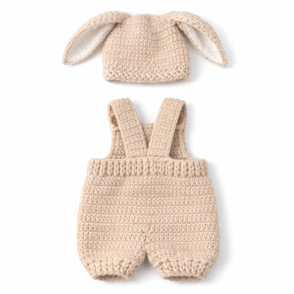 Baby Bunny Outfit for Newborn Photoshoot Props – Easter Baby Outfit Knitted Crochet Bunny Costume with Bunny Ears Hat & Carrot Prop – Newborn Photography Outfit Easter Bunny Baby Photoshoot Costume